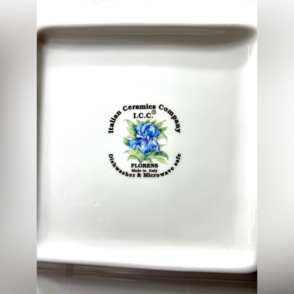 Plate collectible Rose Florens by Italian Ceramics Company - Picture 3 of 7